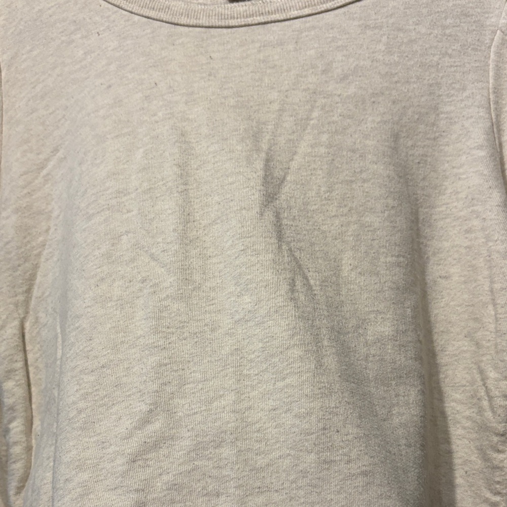 Universal Thread Cream Long Sleeve Tee - Picture 3 of 4